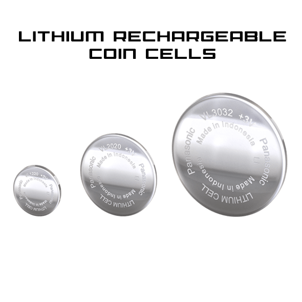 Lithium Coin Cells Rechargeable Button & Coin Batteries