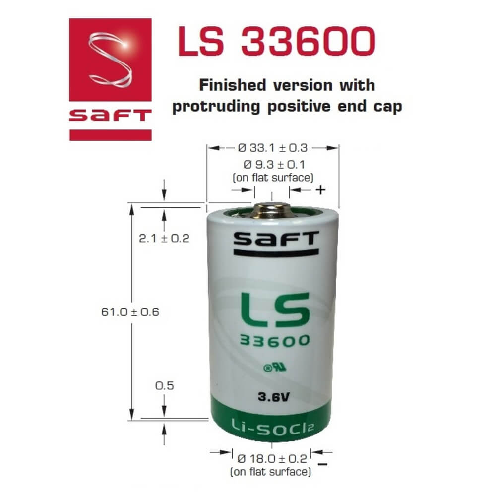 Saft LS33600 Types