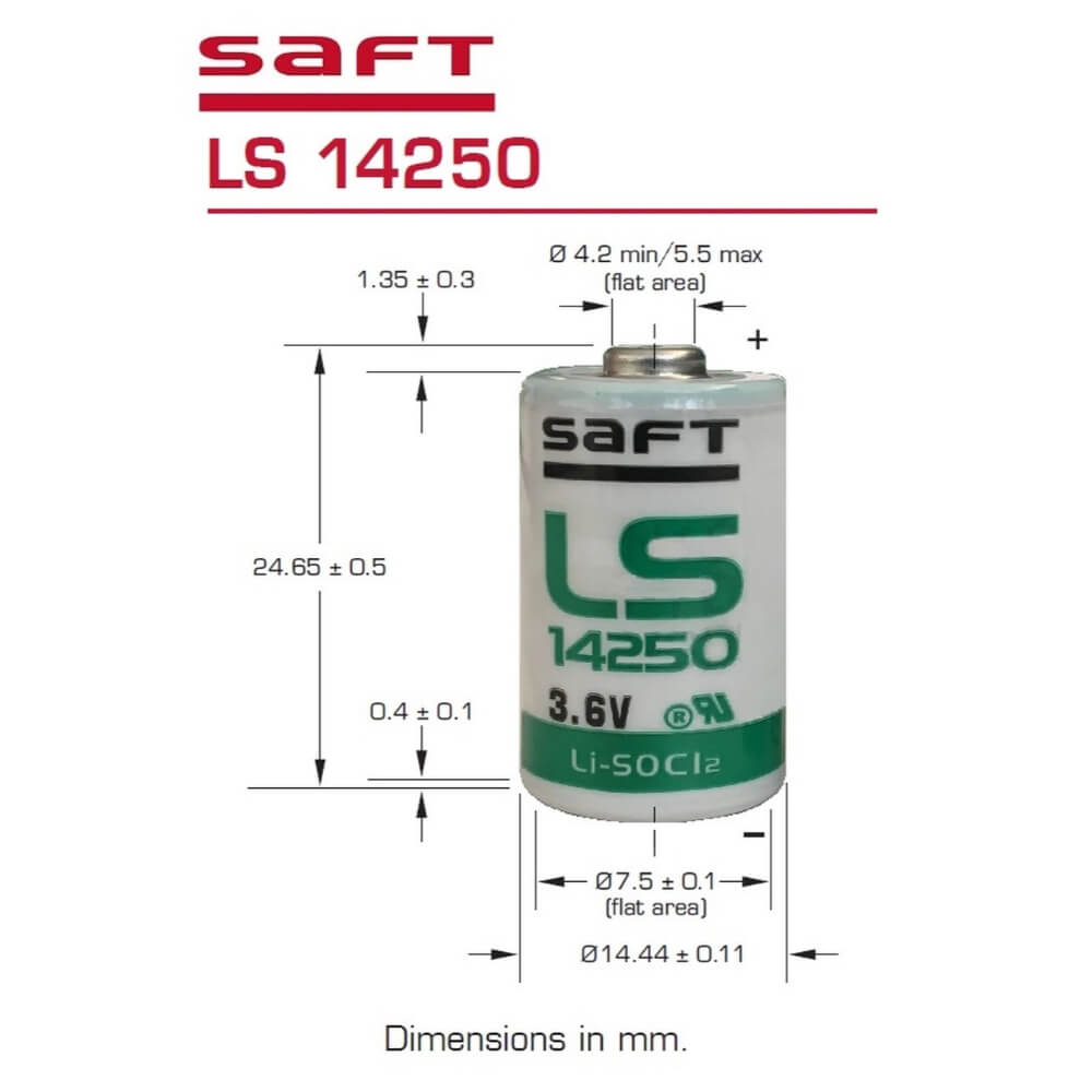 Saft LS14250 Types