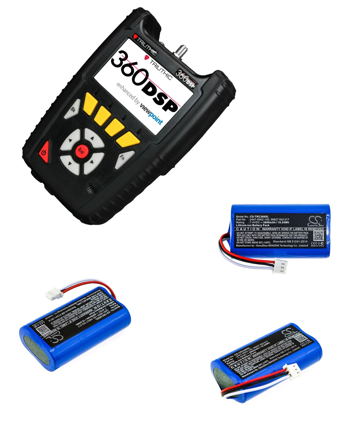 Equipment, Survey & Test Equipment Batteries