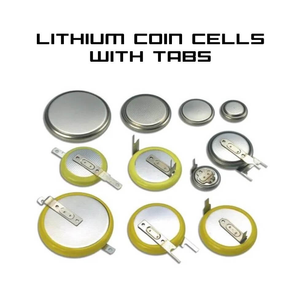 Panasonic Lithium Coin Cells With tabs