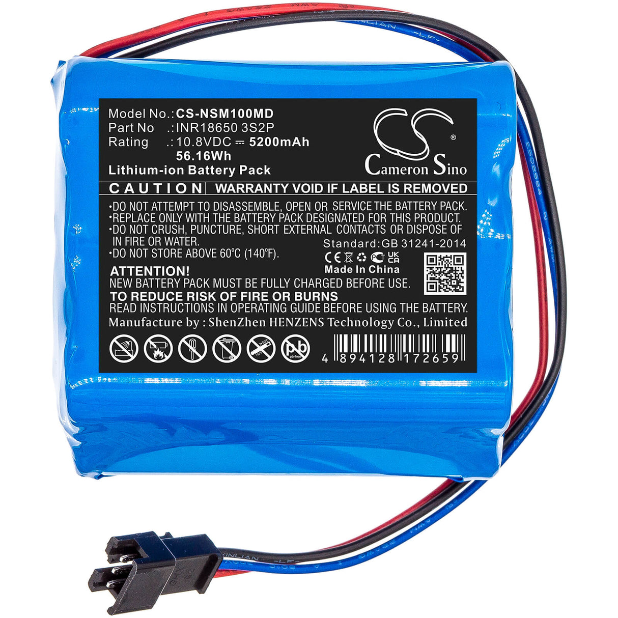 10.8v, 5200mah, Li-ion Battery Fit's Neusoft, Nsc-m10, 56.16wh Batteries for Electronics Cameron Sino Technology Limited   
