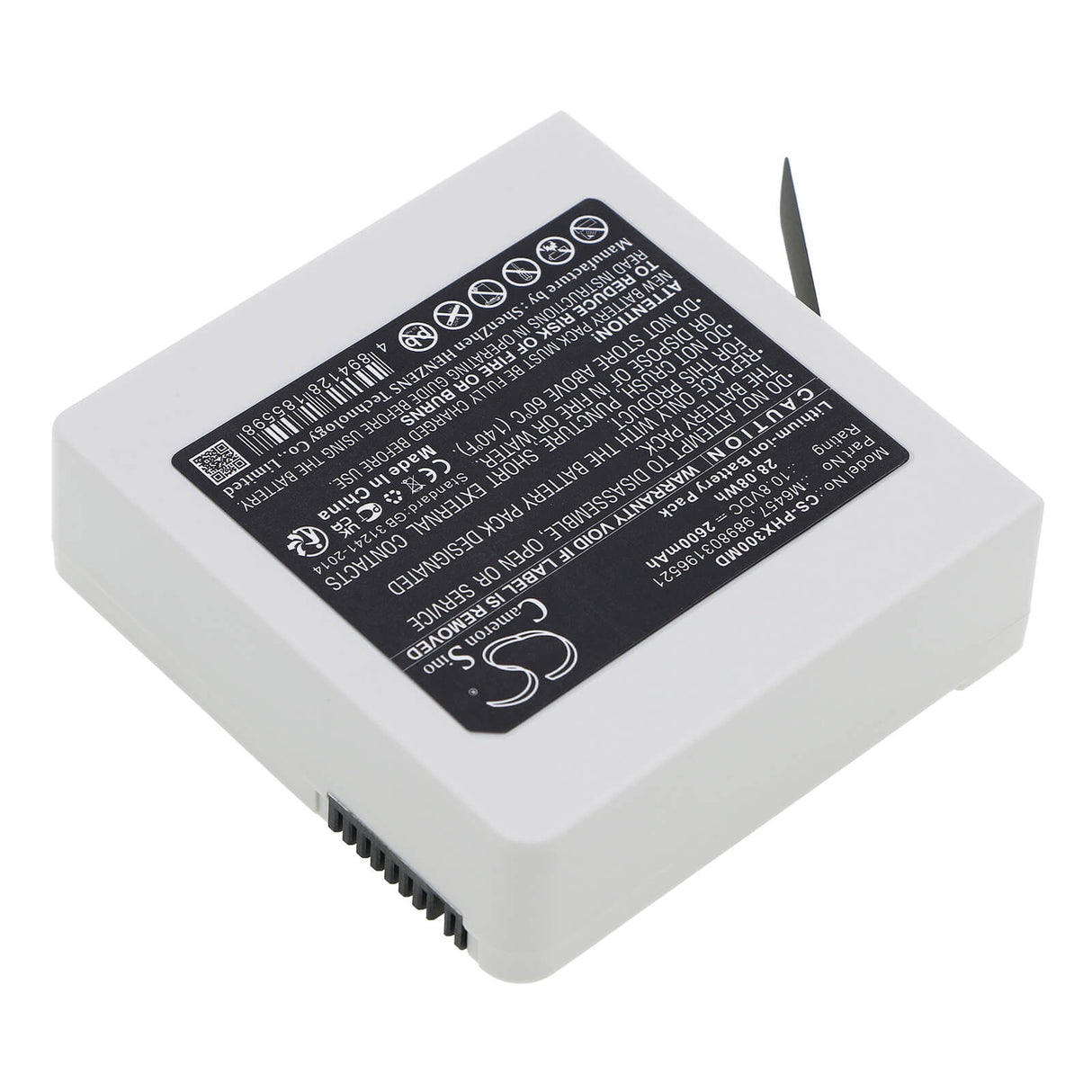 10.8v, Li-ion, 2600mah, Battery Fits Philips, 867030, 867033, 28.08wh Medical Cameron Sino Technology Limited (Medical)   