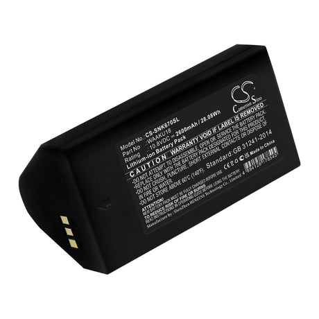 10.8v, Li-ion, 2600mah, Battery Fits Sonel, Kt-560, Kt-640, 28.08wh Batteries for Electronics Cameron Sino Technology Limited   