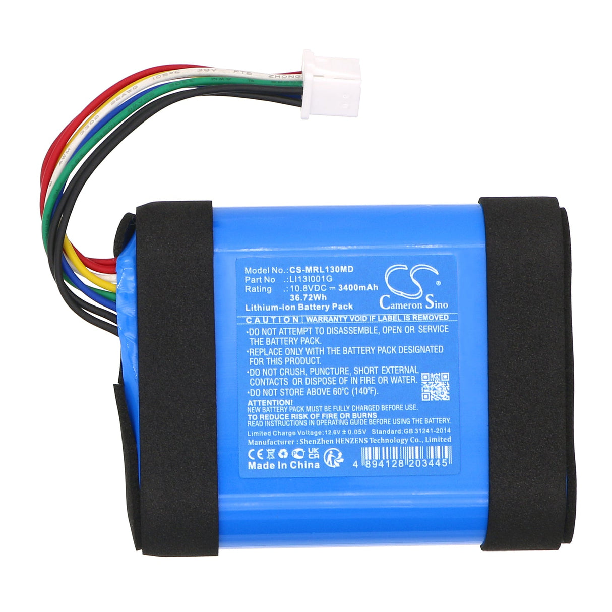 10.8v, Li-ion, 3400mah, Medical Battery Fits Mindray Li13i001g, 36.72wh Medical Cameron Sino Technology Limited (Medical)   