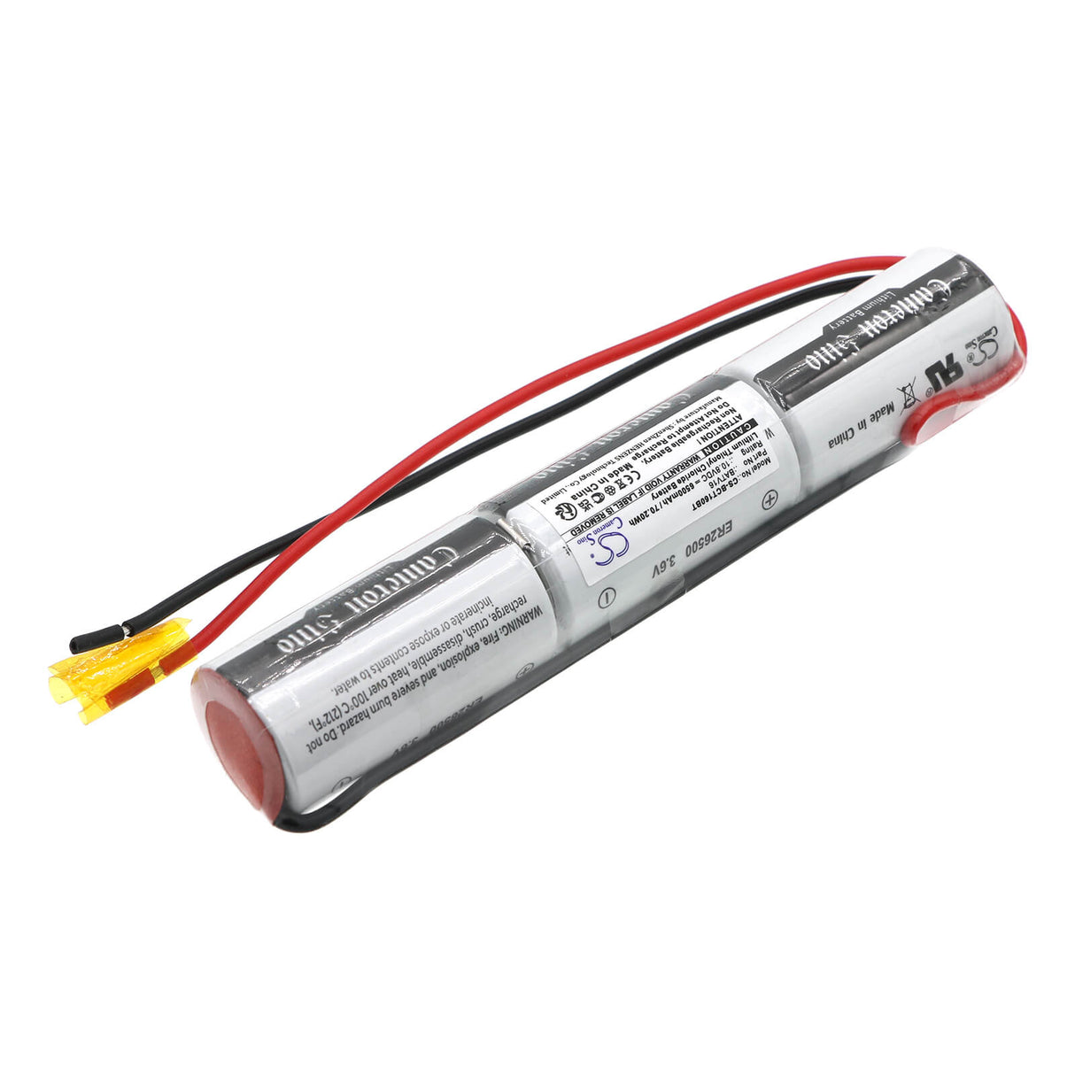 10.8v, Li-socl2, 6500mah, Battery Fits Daitem, C104 Compact, Dc643, 70.20wh Alarm System Cameron Sino Technology Limited   