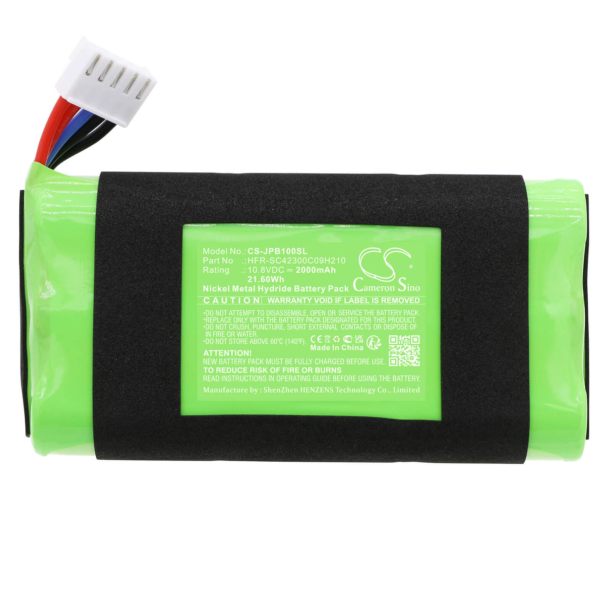 10.8v, Ni-mh, 2000mah, Battery Fits Jbl, Basspro Go, 21.60wh Batteries for Electronics Cameron Sino Technology Limited   