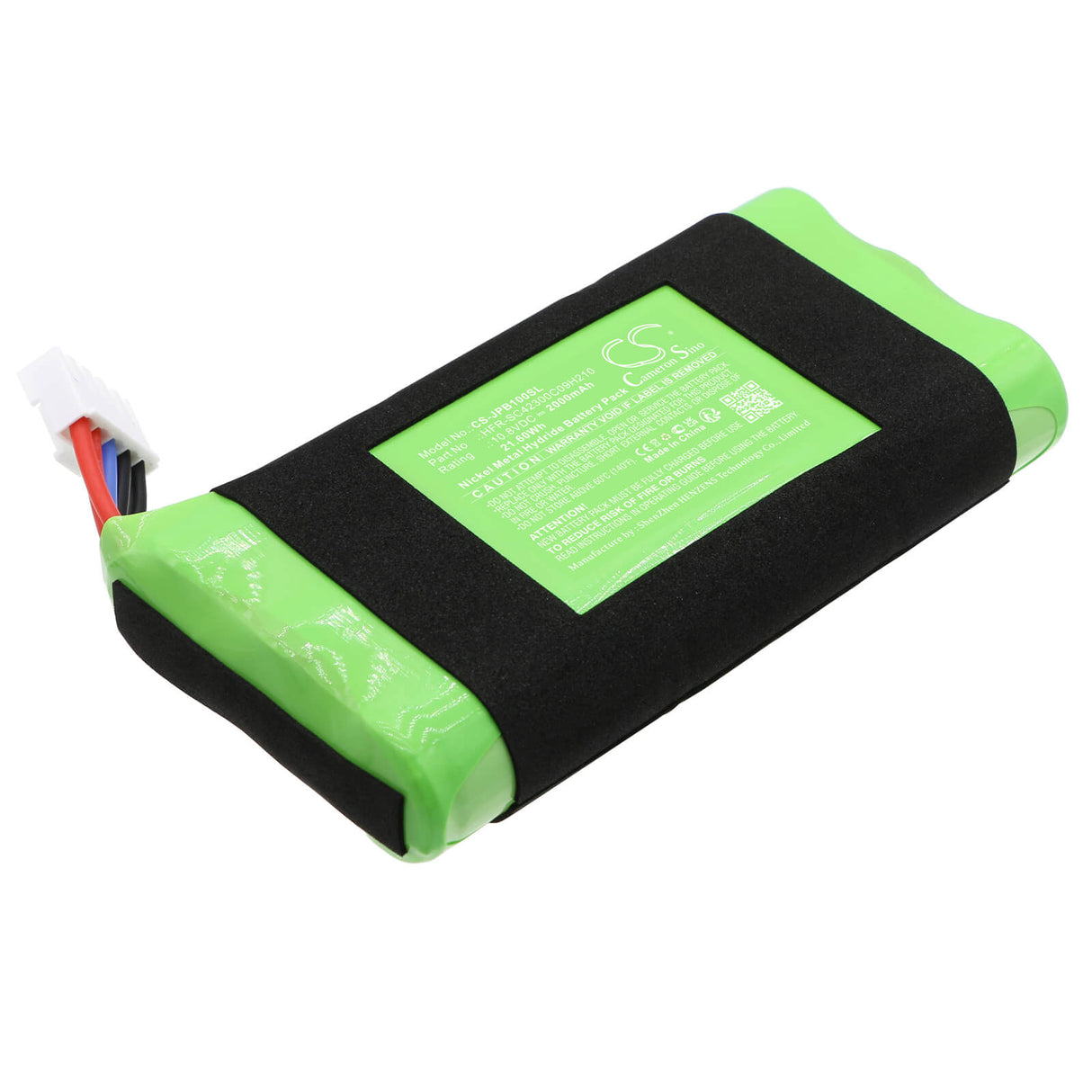 10.8v, Ni-mh, 2000mah, Battery Fits Jbl, Basspro Go, 21.60wh Speaker Cameron Sino Technology Limited   