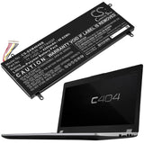 11.1v, 4200mah, Li-polymer Battery Fit's Schenker, Xmg C404, 46.62wh Notebook, Laptop Cameron Sino Technology Limited   