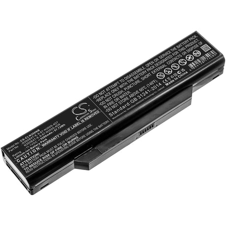 11.1v, 5200mah, Li-ion Battery Fit's Clevo, B519ii(47781)(n350tw), B519ii(n350tw), N350dv, 57.72wh Batteries for Electronics Cameron Sino Technology Limited   