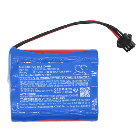 11.1V, Li-ion, 2600mAh, Battery fits Biolight, M10, S10, 28.86Wh Medical Cameron Sino Technology Limited (Medical)   