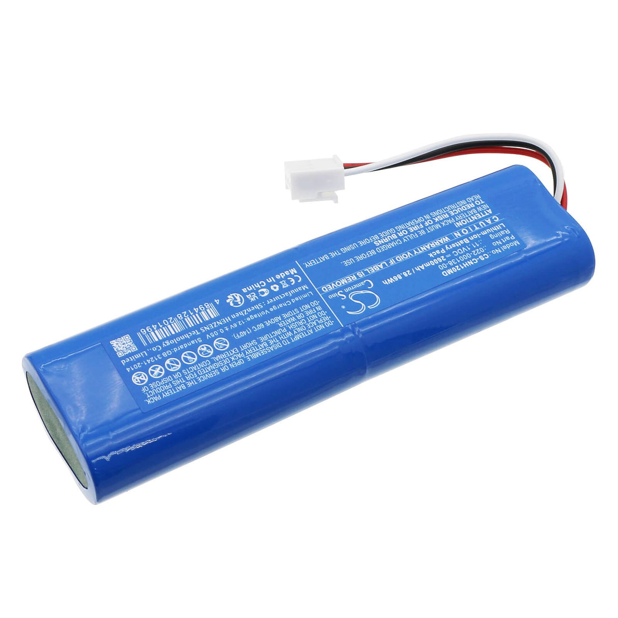 11.1V, Li-ion, 2600mAh, Medical Battery fits Comen, H12, 28.86Wh Medical Cameron Sino Technology Limited (Medical)   