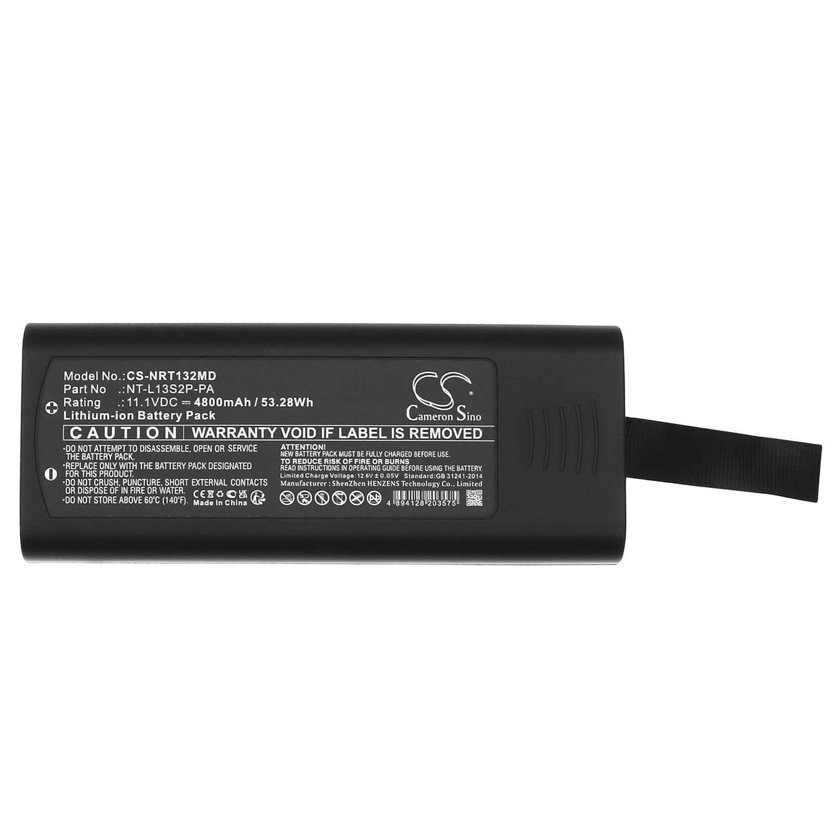 11.1v, Li-ion, 4800mah, Medical battery Fits Northerm Taurus, Venus, 53.28wh Medical Cameron Sino Technology Limited (Medical)   