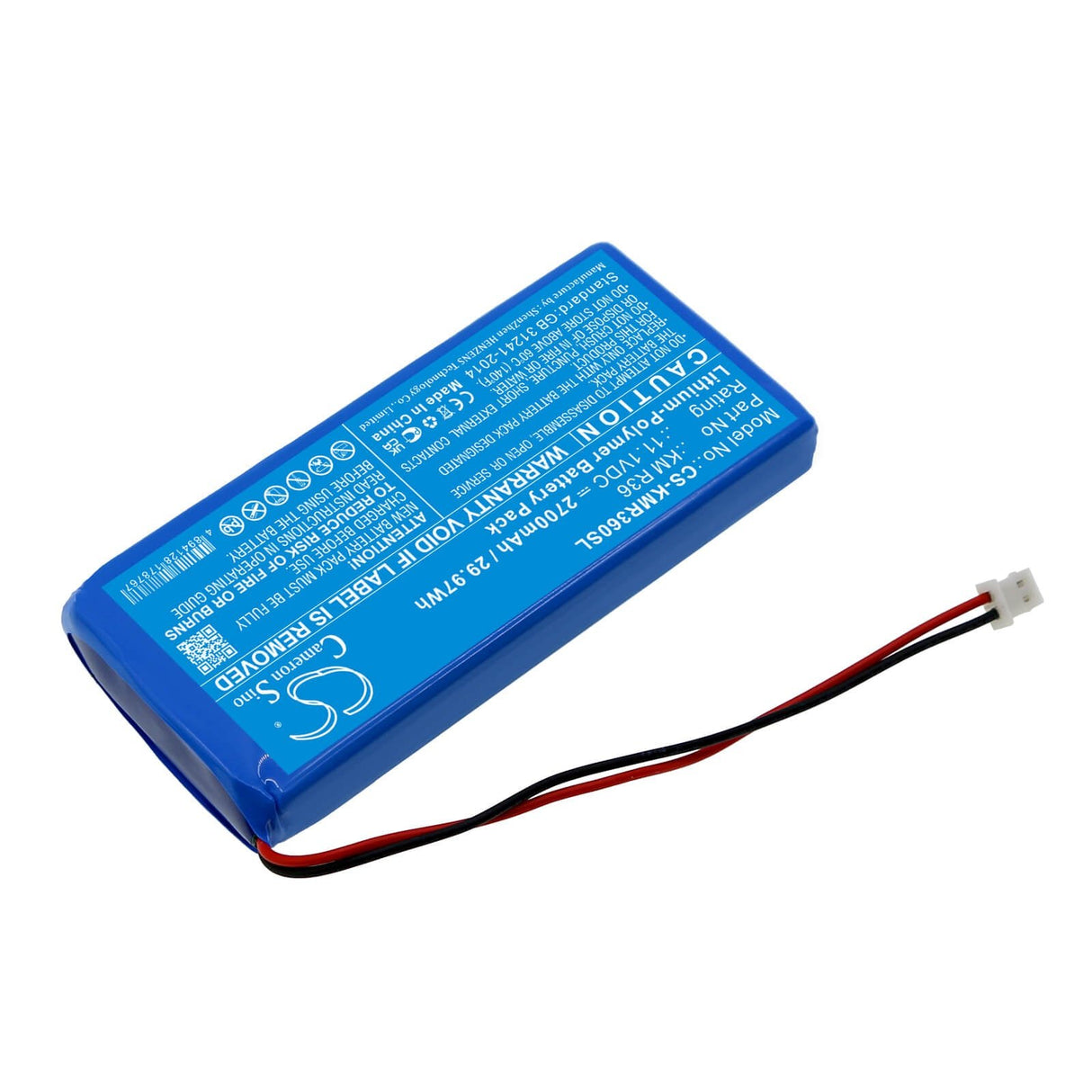 11.1v, Li-polymer, 2700mah, Battery Fits Kanomax, Km R36 Gasmaster, 29.97wh Equipment, Survey, Test Cameron Sino Technology Limited   