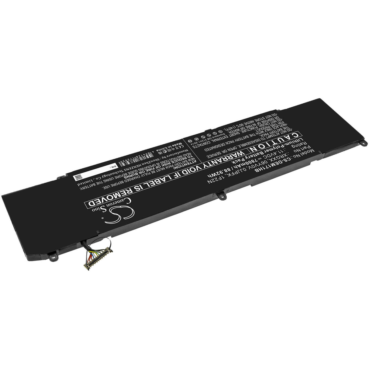 11.4v, 7800mah, Li-polymer Battery Fit's Dell, Alienware 2018 Orion M15, Alienware Alw15m-d1735r, 88.92wh Notebook, Laptop Cameron Sino Technology Limited   