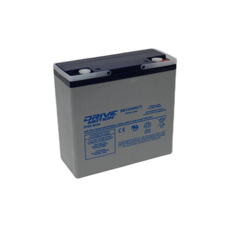 12 Volt 24 Ah 6-dzm-20 Deep Cycle Scooter Battery Threaded Battery By Use DriveMotion   