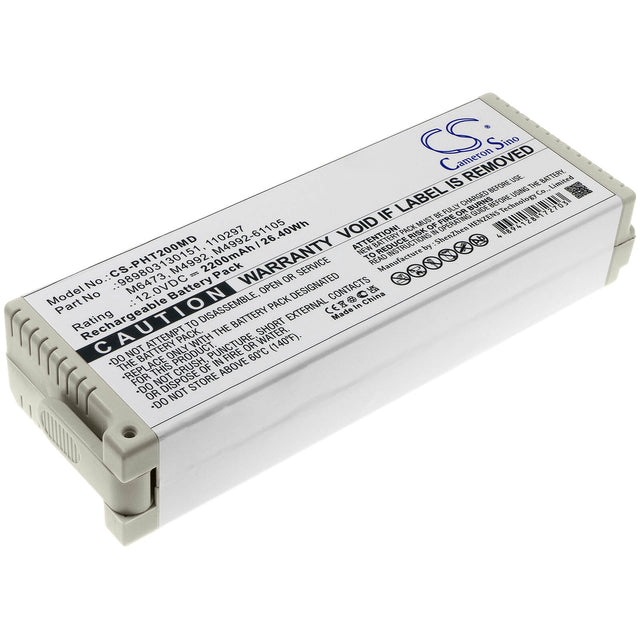 12.0v, 2200mah, Sealed Lead Acid Battery Fit's Philips, Ecg Pagewriter Trim I, Pagewriter Trim 2, 26.40wh Medical Cameron Sino Technology Limited (Suspended)   