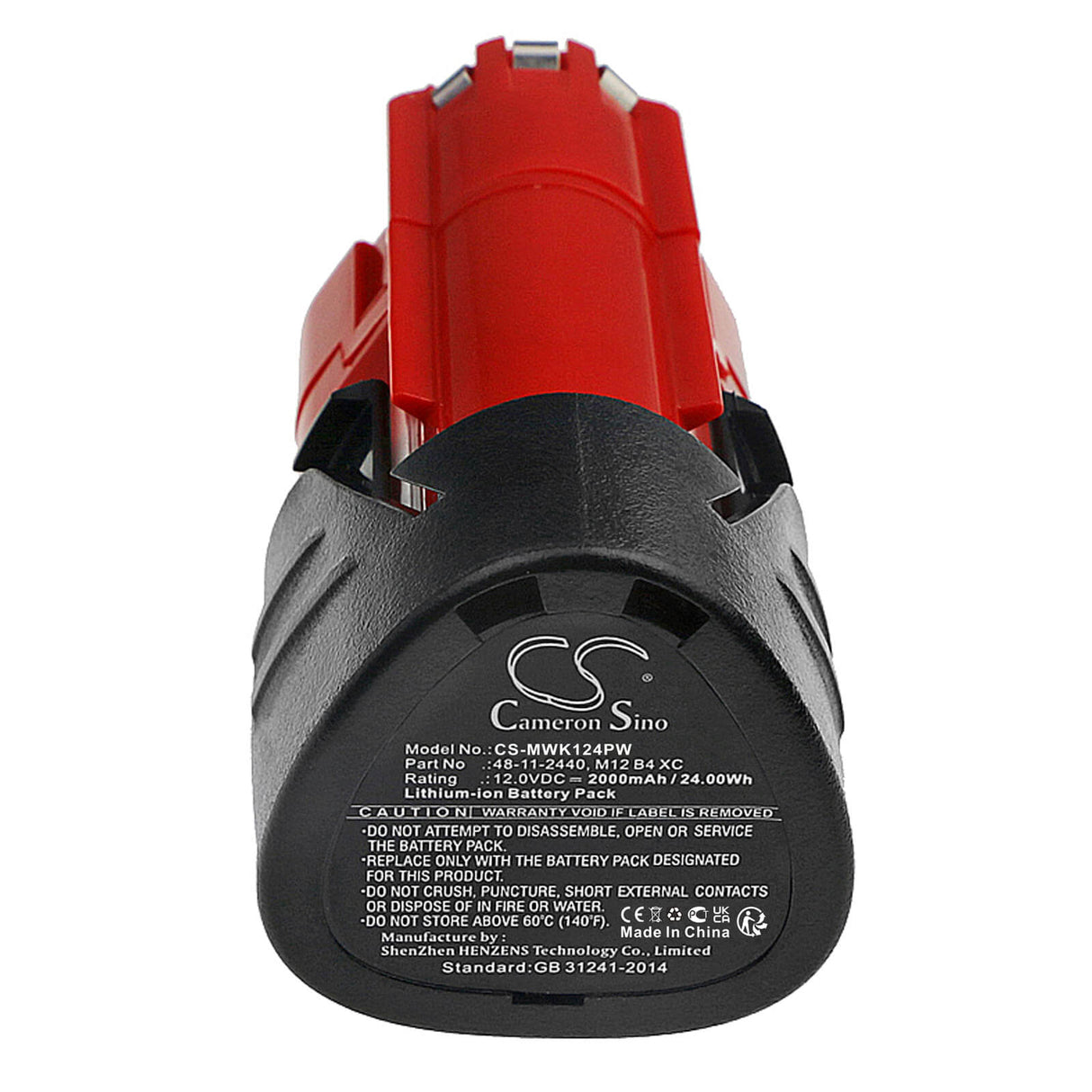 12.0v, Li-ion, 2000mah, Battery Fits Milwaukee, C12 Fm, C12 Hz, 24.00wh Power Tools Cameron Sino Technology Limited (Power Tools)   