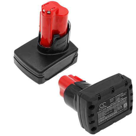 12.0v, Li-ion, 6000mah, Battery Fits Milwaukee, C12 Fm, C12 Hz, 72.00wh Power Tools Cameron Sino Technology Limited (Power Tools)   