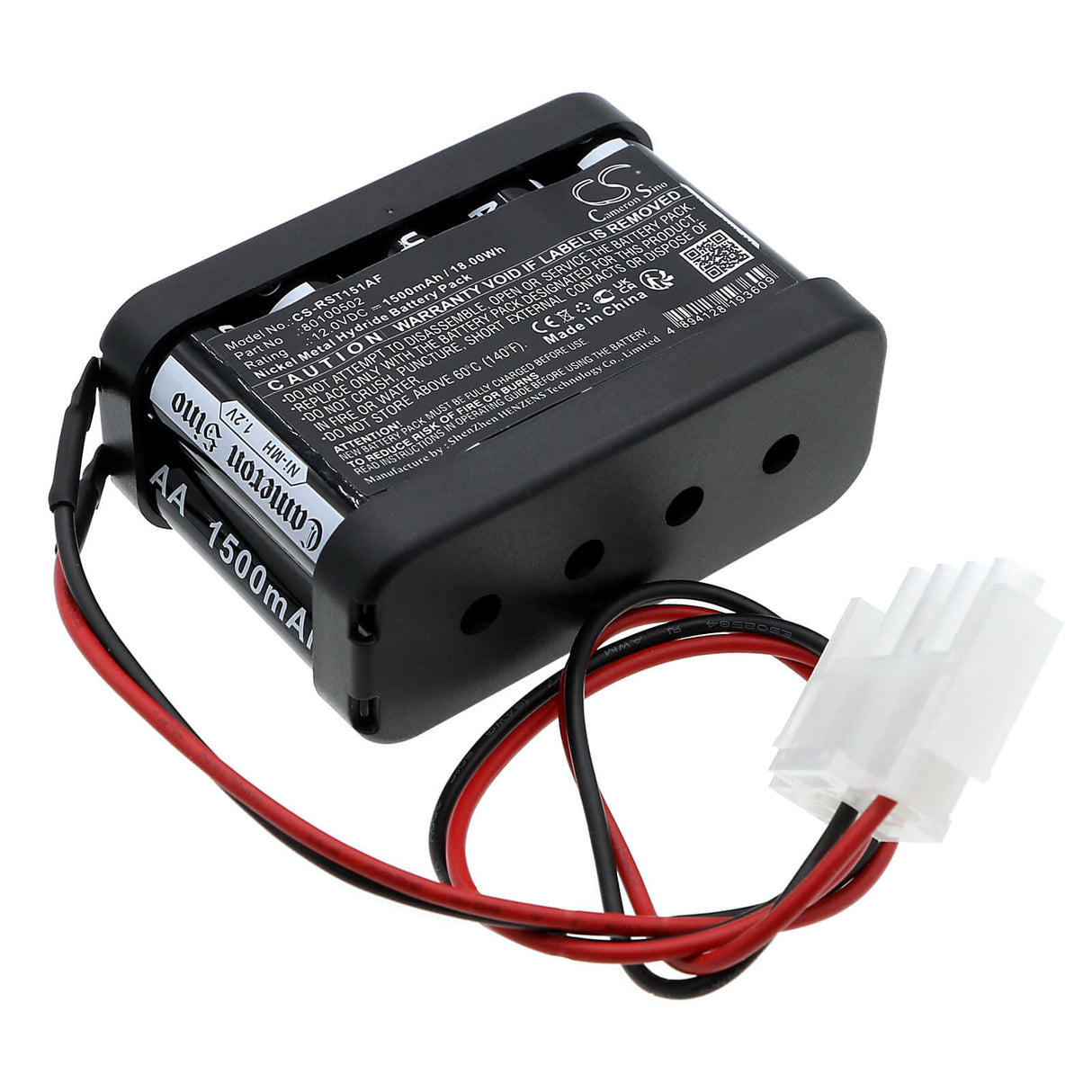 12.0v, Ni-mh, 1500mah, Battery Fits Record, Sta15, 18.00wh Automatic Doors Cameron Sino Technology Limited   