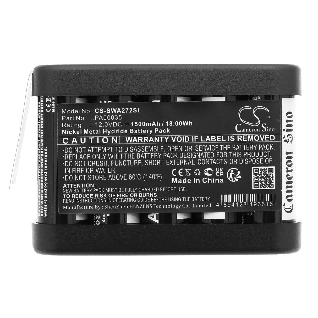 12.0v, Ni-mh, 1500mah, Alarm Battery Fits Simon, Aov Rz 040, Es 251, 18.00wh Alarm System Cameron Sino Technology Limited   