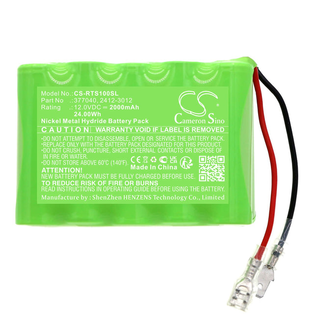 12.0v, Ni-mh, 2000mah, Battery Fits Roto Ds1000, G1 Rt1, Rt1, 24.00wh Smart Home Cameron Sino Technology Limited   