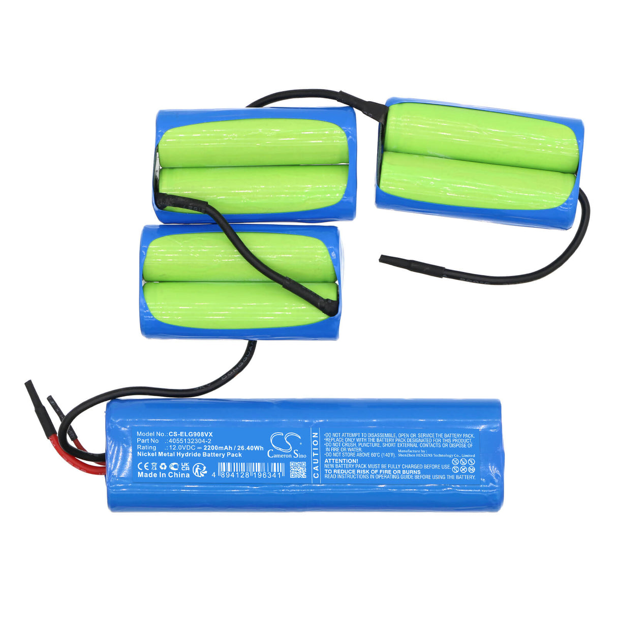 12.0v, Ni-mh, 2200mah, Battery Fits Aeg, 900165577, 900165579, 26.40wh Batteries for Electronics Cameron Sino Technology Limited   