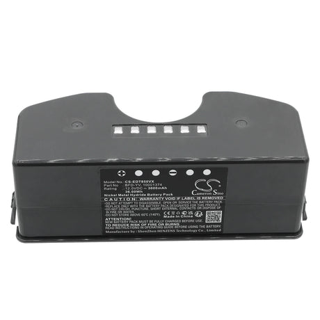 12.0v, Ni-mh, 3000mah, Vacuum Battery Fits Ecovacs, Deebot Dt83, Deebot M81, 36.00wh Vacuum Cameron Sino Technology Limited