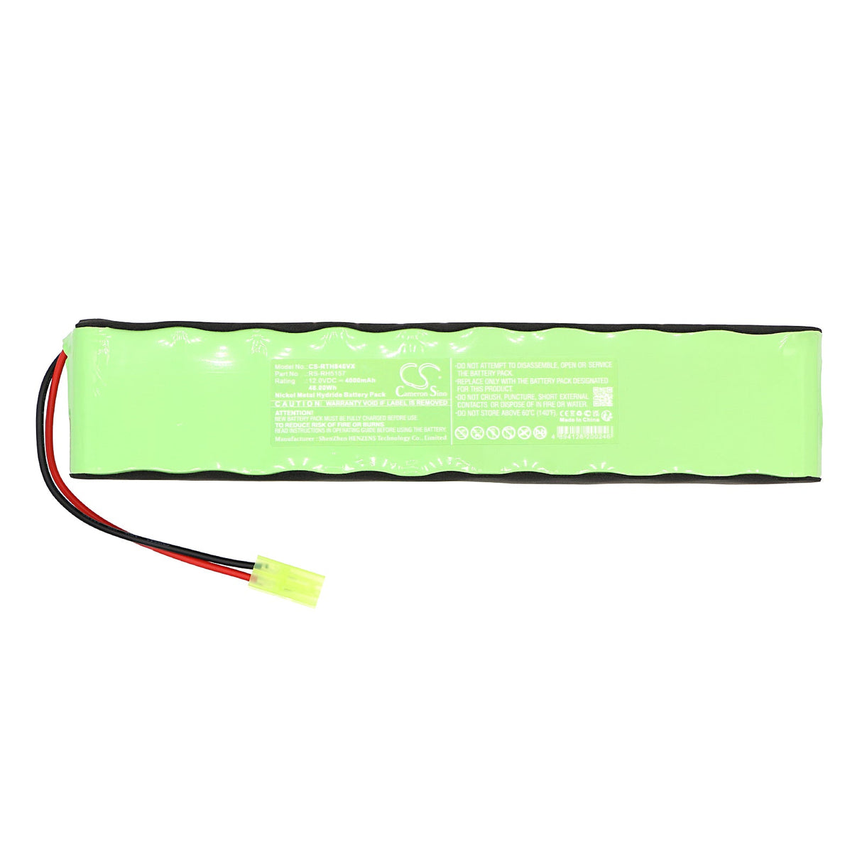 12.0V, Ni-MH, 4000mAh, Battery fits Rowenta, Rh845301, Rh8453019a0, 48.00Wh Vacuum Cameron Sino Technology Limited   