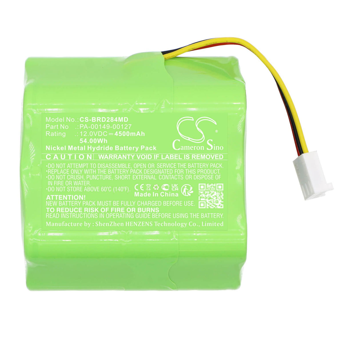 12.0v, Ni-mh, 4500mah, Battery Fits Bard Medsystems, Portascan, Ultrasound Bardscan, 54.00wh Batteries for Electronics Cameron Sino Technology Limited (Medical)   