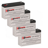 12ah For Safe 425a Ups, 4 X 6v, 12ah - 72wh UPS Batteries CB Range   