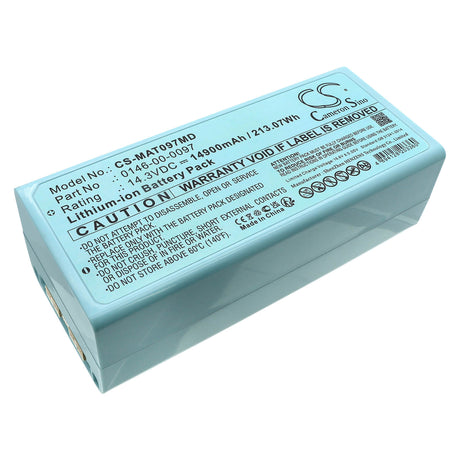 14.3v, Li-ion, 14900mah, Medical battery Fits Cardiosave Hybrid, 213.07wh Medical Cameron Sino Technology Limited (Medical)   