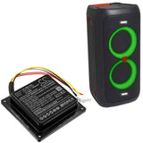 14.4v, 2600mah, Li-ion Battery Fit's Jbl, Partybox 100, 37.44wh Speaker Cameron Sino Technology Limited   