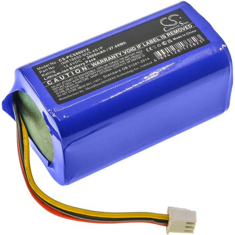 14.4v, 2600mah, Li-ion Battery Fit's Proscenic, 800t, 820s, 820t, 37.44wh Vacuum Cameron Sino Technology Limited   