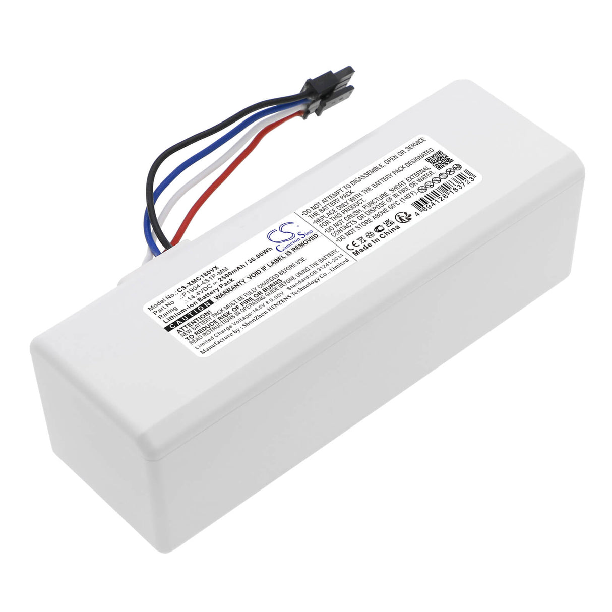 14.4v, Li-ion, 2500mah, Battery Fits Dreame, Mc1808, 36.00wh Vacuum Cameron Sino Technology Limited   