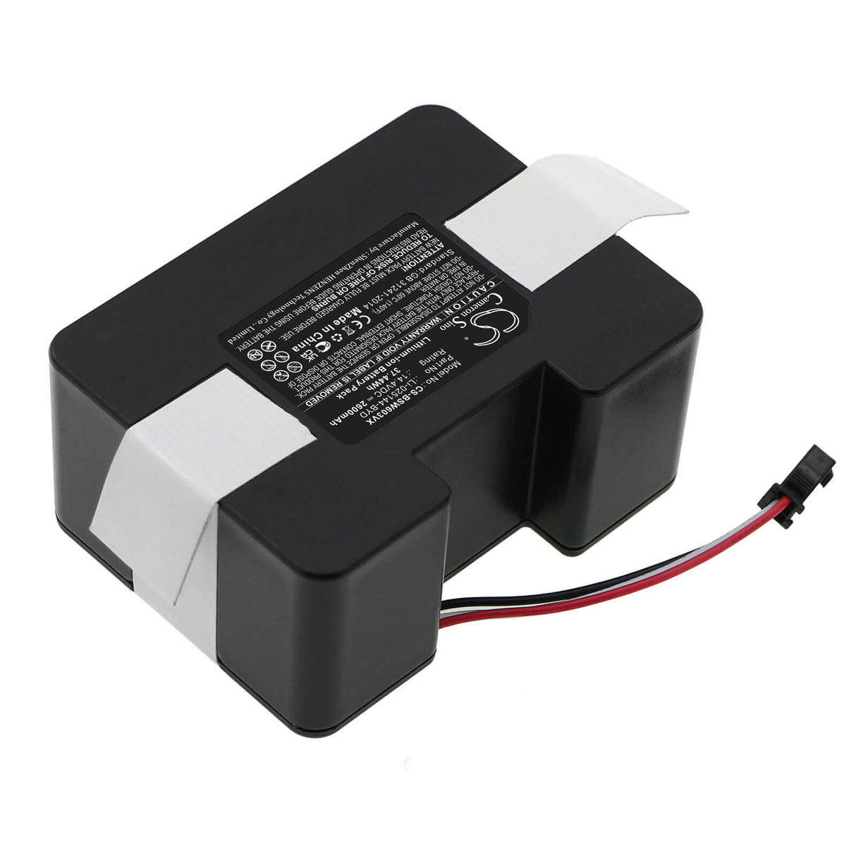 14.4v, Li-ion, 2600mah, Battery Fits Bobsweep, Sw603001, 37.44wh Vacuum Cameron Sino Technology Limited   