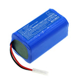 14.4V, Li-ion, 2600mAh, Battery fits Eta, 1226 90000, 1226 Felix, 37.44Wh Vacuum Cameron Sino Technology Limited   