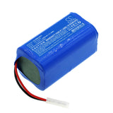 14.4v, Li-ion, 2600mah, Battery Fits Panasonic, Mc-8r76c, Mc-8r76d, 37.44wh Vacuum Cameron Sino Technology Limited   