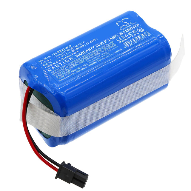 14.4v, Li-ion, 2600mah, Battery Fits Robojet, X-one 2, X-one 2 Pro, 37.44wh Vacuum Cameron Sino Technology Limited   