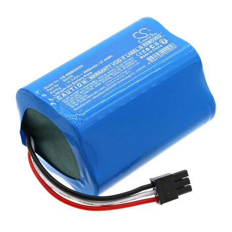 14.4V, Li-ion, 2600mAh, Battery fits Robzone, Moppy 2.0, Moppy 2.0 Profi, 37.44Wh Vacuum Cameron Sino Technology Limited   