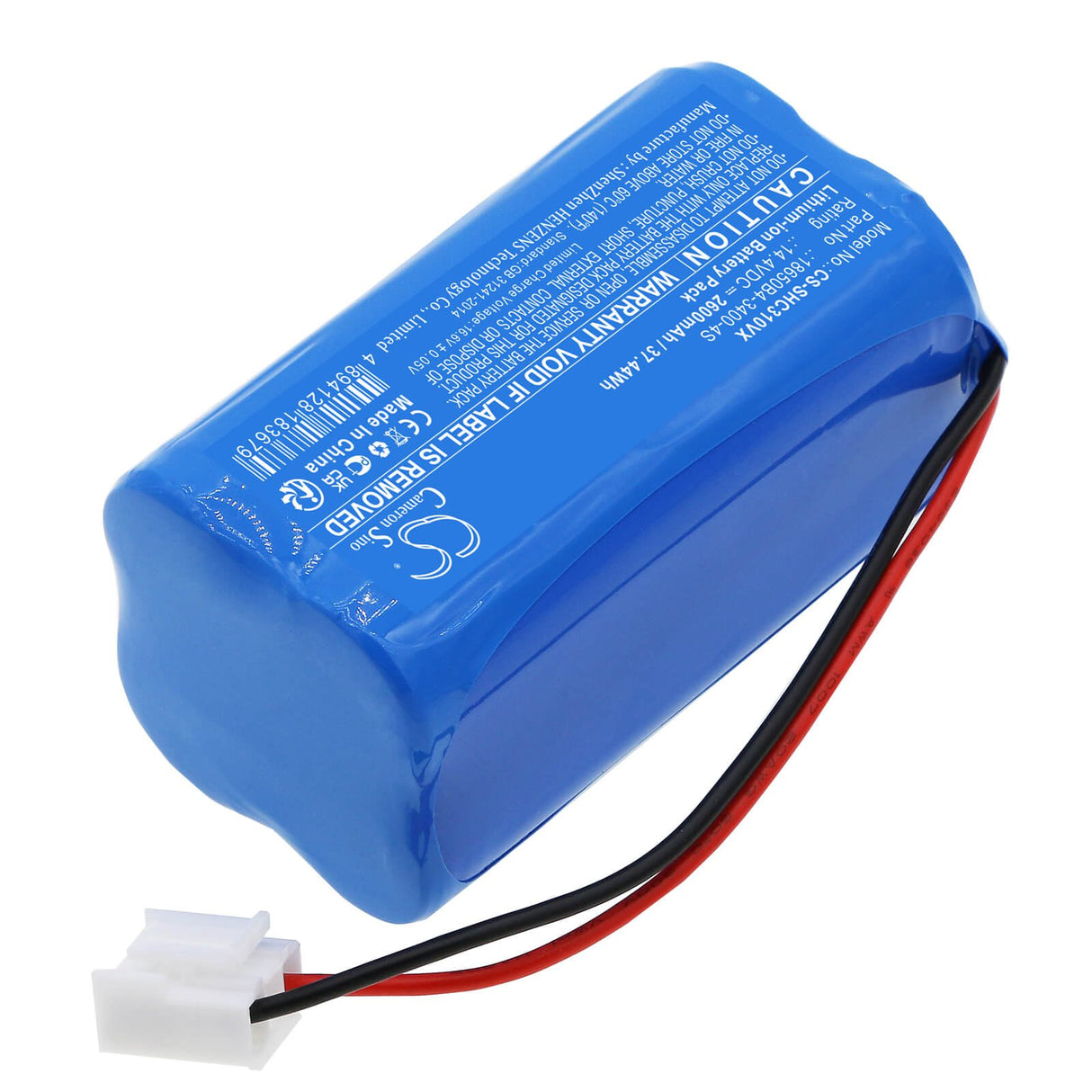 14.4v, Li-ion, 2600mah, Battery Fits Shark, C3 Mini, 37.44wh Vacuum Cameron Sino Technology Limited   