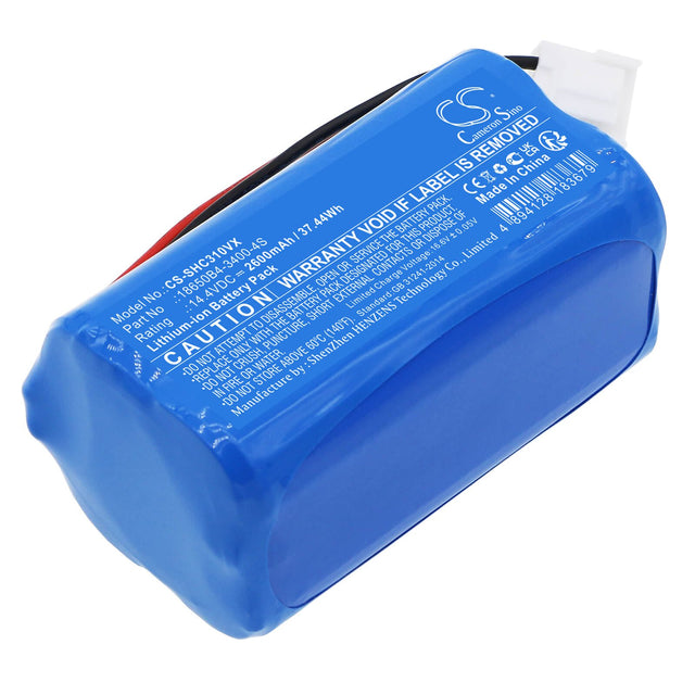 14.4v, Li-ion, 2600mah, Battery Fits Shark, C3 Mini, 37.44wh Vacuum Cameron Sino Technology Limited   