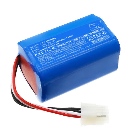 14.4v, Li-ion, 2600mah, Medical Battery Fits Arjo Flowtron Acs900, 37.44wh Medical Cameron Sino Technology Limited (Medical)   