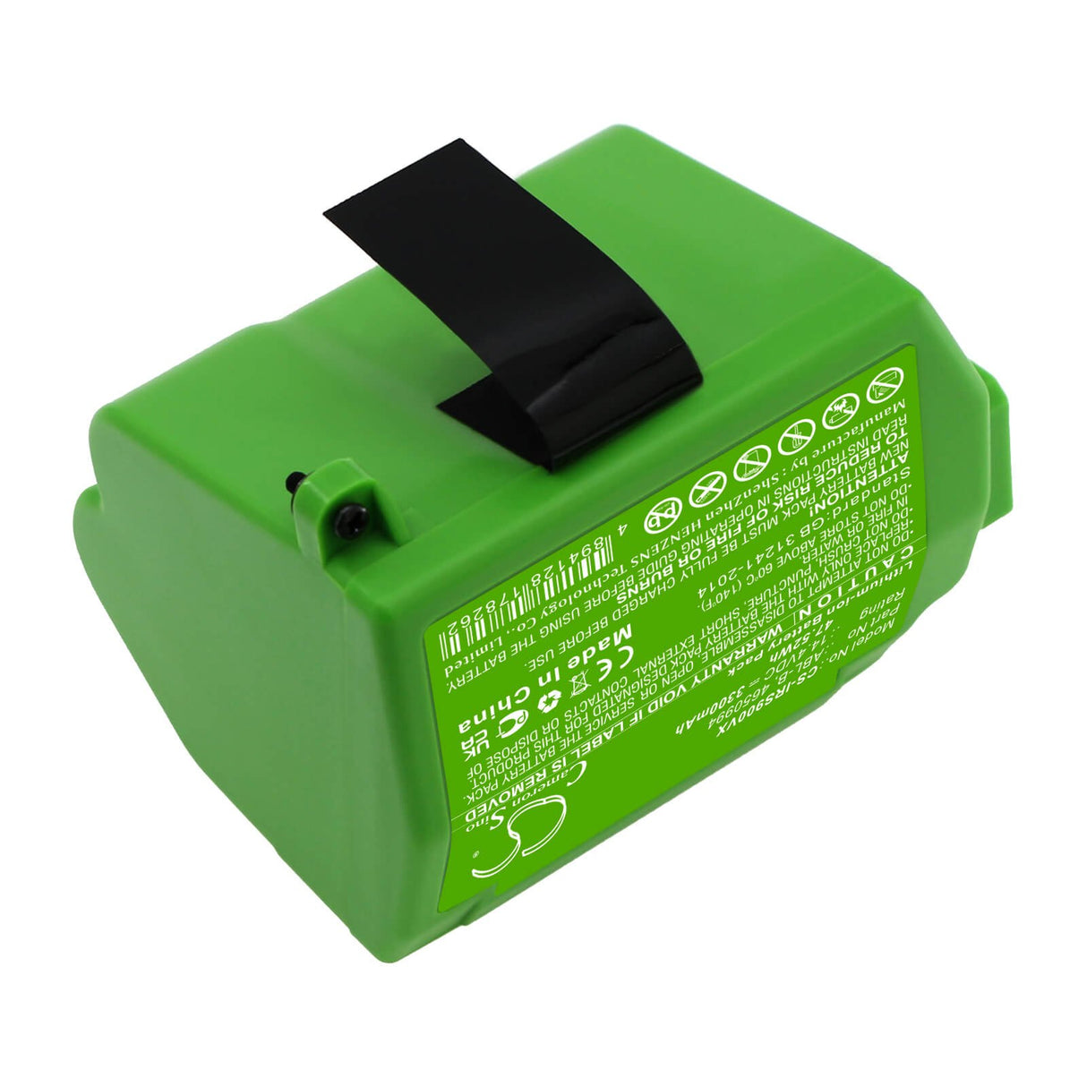 14.4v, Li-ion, 3300mah, Battery Fits Irobot, Roomba S9, Roomba S9+, 47.52wh Vacuum Cameron Sino Technology Limited   