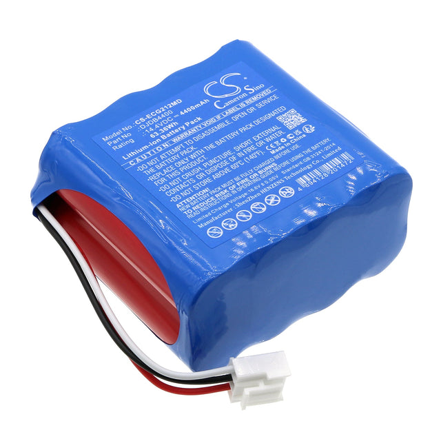 14.4V, Li-ion, 4400mAh, Battery fits Cmics, Ecg-1212, 63.36Wh Medical Cameron Sino Technology Limited (Medical)   