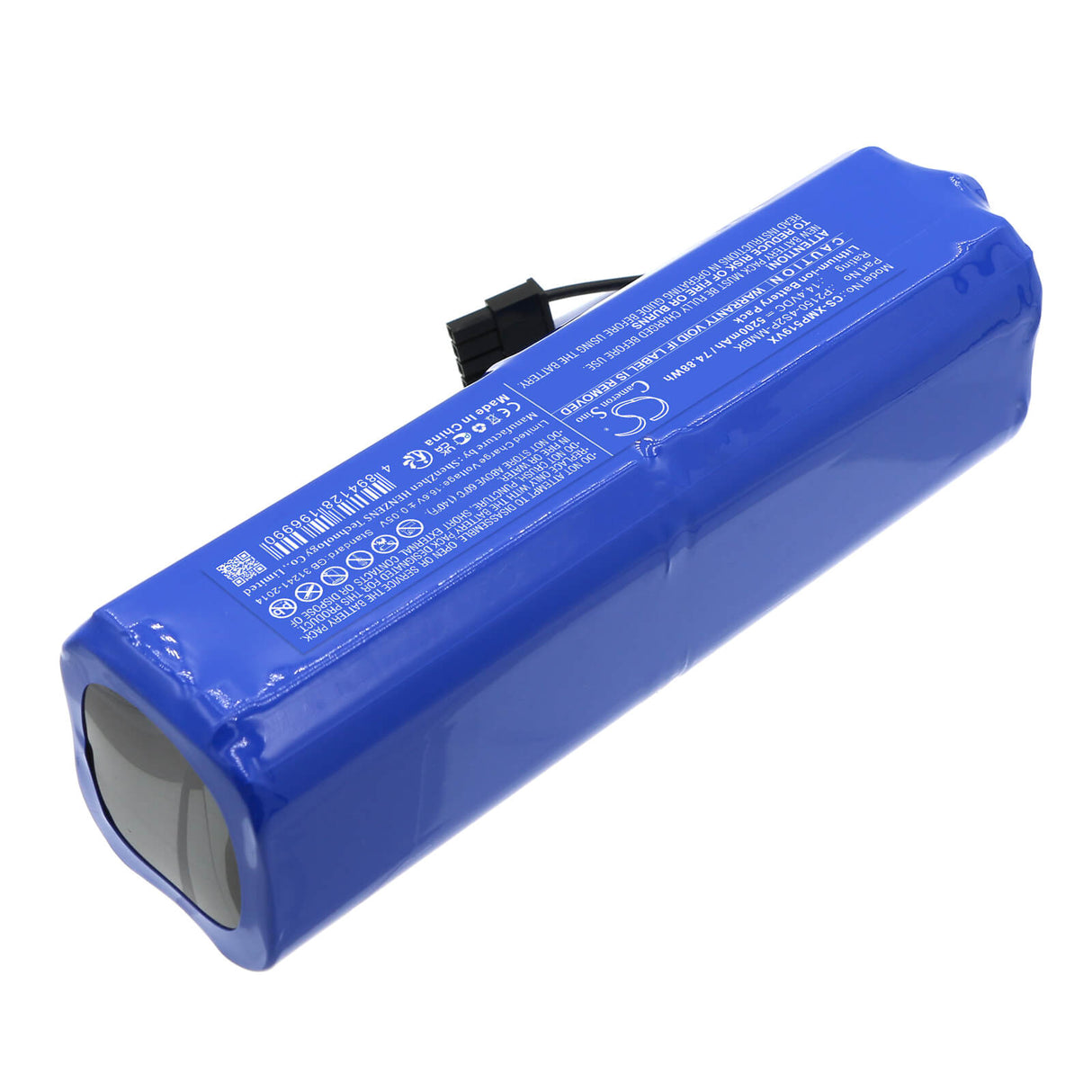 14.4v, Li-ion, 5200mah, Battery Fits Dreame, D10s Pro, L10 Prime, 74.88wh Vacuum Cameron Sino Technology Limited   