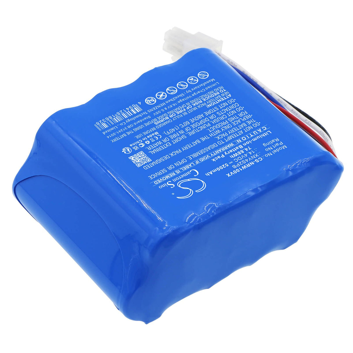 14.4v, Li-ion, 5200mah, Battery Fits Narwal, J1, J2, 74.88wh Vacuum Cameron Sino Technology Limited   