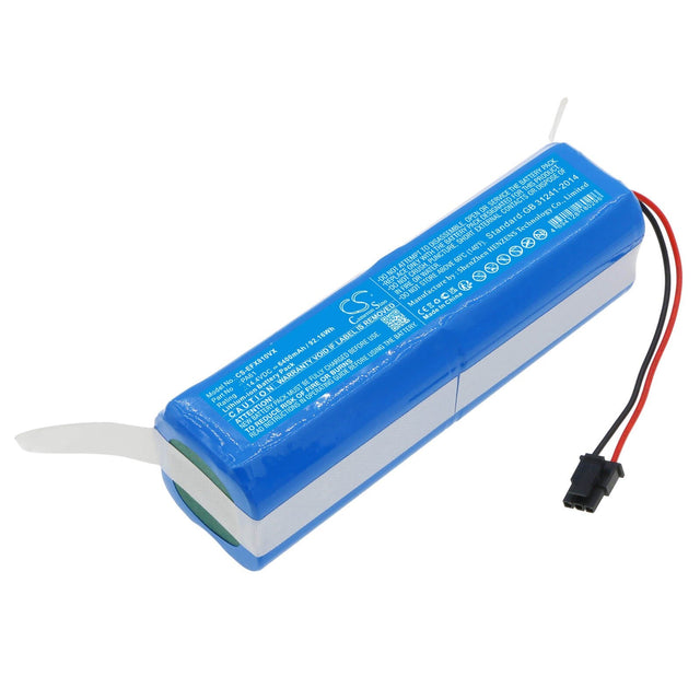 14.4v, Li-ion, 6400mah, Battery Fits Eufy, Robovac X8, Robovac X8 Hybrid, 92.16wh Vacuum Cameron Sino Technology Limited   