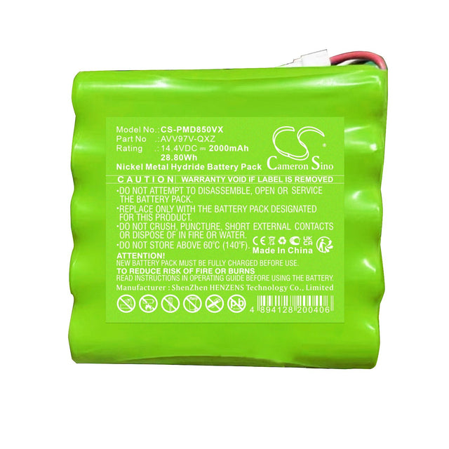 14.4V, Ni-MH, 2000mAh, Battery fits Panasonic, Mc-wmd85, 28.80Wh Vacuum Cameron Sino Technology Limited   