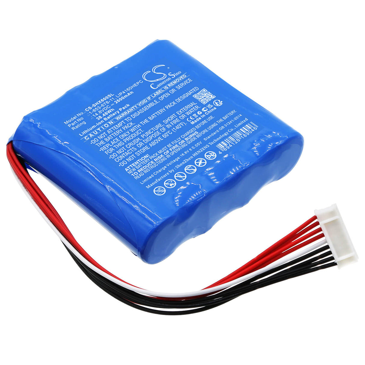 14.8v, Li-ion, 2600mah, Battery Fits Sony, Gtk-xb60, 38.48wh Speaker Cameron Sino Technology Limited   